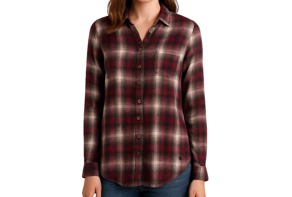 America eagle flannel long sleeve shirt size xs soft button up top